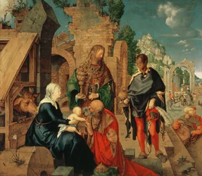 Klanění Tří králů, 1504